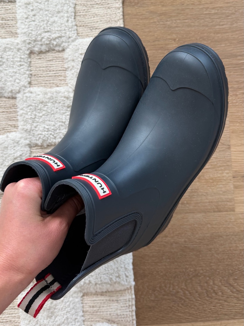 Hunter Tabitha Chelsea Waterproof Rain Boot in Black - Picture 3 of 6